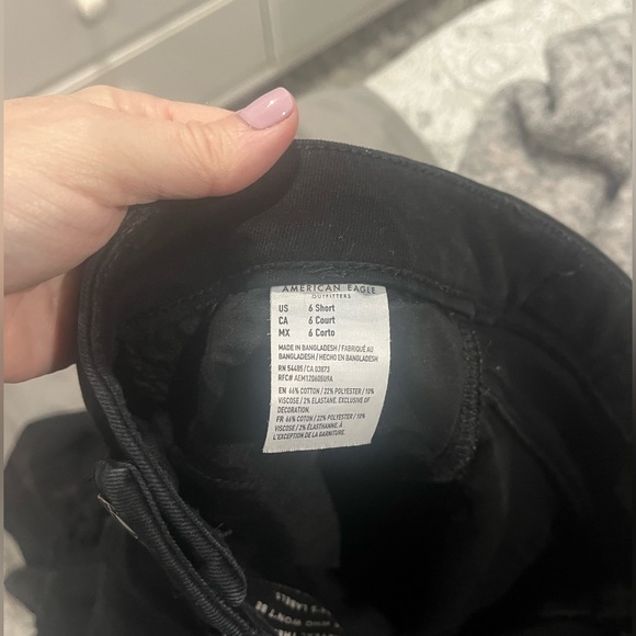 American eagle ripped black jeans, stretch - Picture 8 of 14
